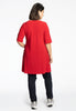 Tunic wide bottom DOLCE - red  - #3