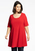 Tunic wide bottom DOLCE - red 