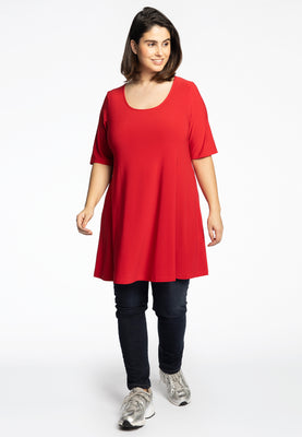 Tunic wide bottom DOLCE - red  - #2