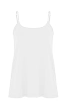 Singlet spaghetti A-line VISCOSE - white - #4