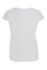 T-shirt cap sleeves COTTON - white  - #3