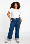 T-shirt cap sleeves COTTON - white