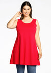 Singlet wide bottom COTTON - red