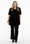 Tunic Swing short sleeve DOLCE - black