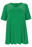 Tunic Swing short sleeve DOLCE - green  - #4