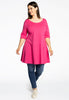 Tunic wide bottom COTTON - pink - #2