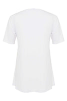 Tunic flare COTTON - white  - #3