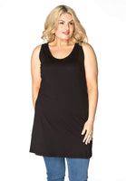 Singlet long VISCOSE - black  - #1