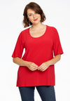 T-shirt A-line DOLCE - red