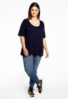 T-shirt A-line VISCOSE - blue