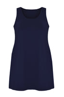 Singlet flare VISCOSE - blue - #2