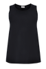 Singlet relax fit COTTON - black  - #4