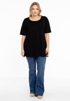 Tunic flare fit COTTON - black - #2