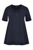 Tunic flare fit COTTON - blue - #4