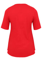 Tunic flare fit COTTON - red - #5