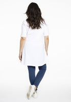 Tunic wide bottom COTTON - white - #3