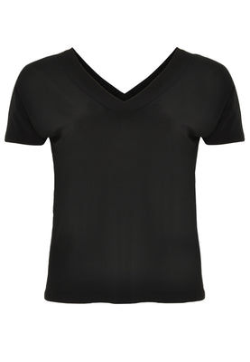 T-shirt v-neck DOLCE - black  - #3