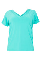 T-shirt v-neck DOLCE - turquoise - #4