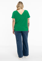 T-shirt v-neck DOLCE - green  - #3