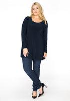 Tunic long sleeve flare DOLCE - blue - #2