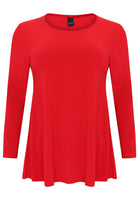 Tunic long sleeve flare DOLCE - red  - #4