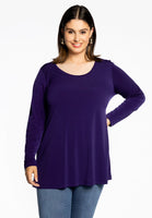 Tunic long sleeve flare DOLCE - purple  - #1