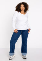 Tunic tight fit COTTON - white  - #2