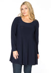 Tunic wide bottom DOLCE - blue