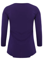 Tunic  wide bottom DOLCE - purple  - #5