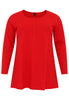 Tunic  flare buttons COTTON - red 