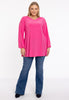 Tunic wide bottom V-neck Dolce - pink - #2