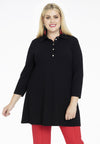 Tunic flare DIAGONAL - black 