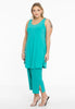 Cropped trousers splits DOLCE - turquoise - #4