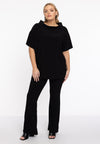 Trousers bootcut DOLCE - black