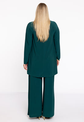 Very wide trousers DOLCE - dark green - #2