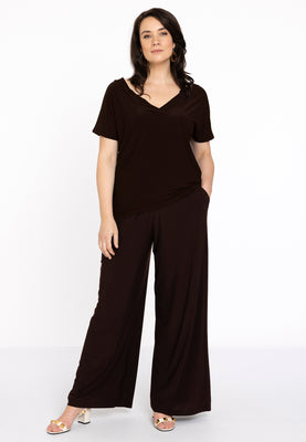 Very wide trousers DOLCE - brown - #2