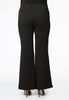 Boot-cut pants INTERLOCK - black  - #3