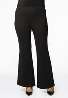 Boot-cut pants INTERLOCK - black - #2