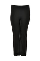 Boot-cut pants INTERLOCK - black - #4