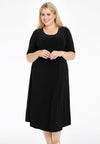 Maxi dress wide DOLCE - black