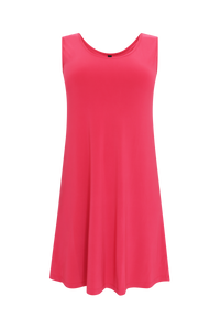 Dress sleeveless wide DOLCE - pink - #4