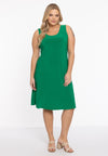 Dress sleeveless wide DOLCE - green