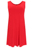 Dress sleeveless wide DOLCE - red  - #4