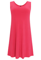 Dress sleeveless wide DOLCE - pink - #3