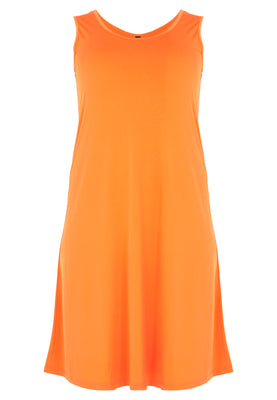 Dress sleeveless wide DOLCE - orange  - #4