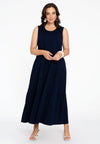 Dress puckering COTTON - blue