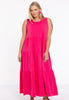 Dress puckering COTTON - pink