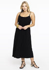 Dress spaghetti elastic waist dolce - Black