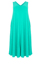 Dress sleeveless A-line DOLCE - turquoise - #4