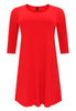 Dress A-line DOLCE - red  - #4